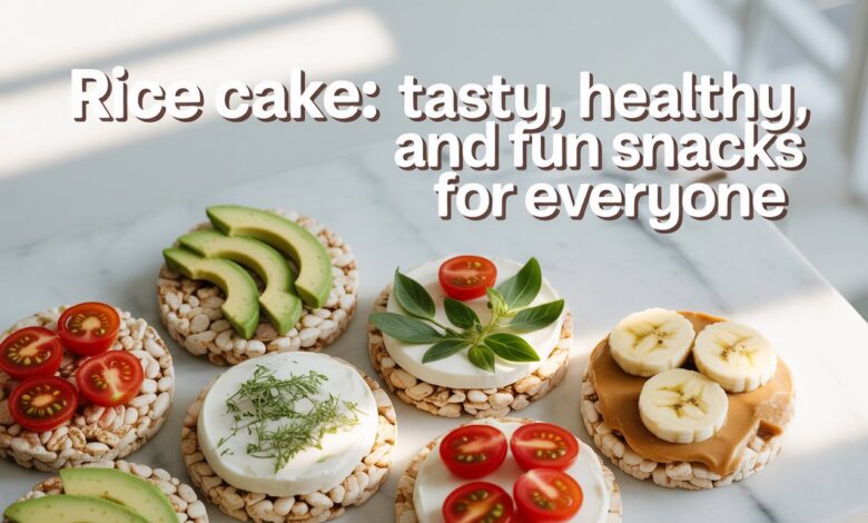 Rice Cake: Tasty, Healthy, and Fun Snacks for Everyone