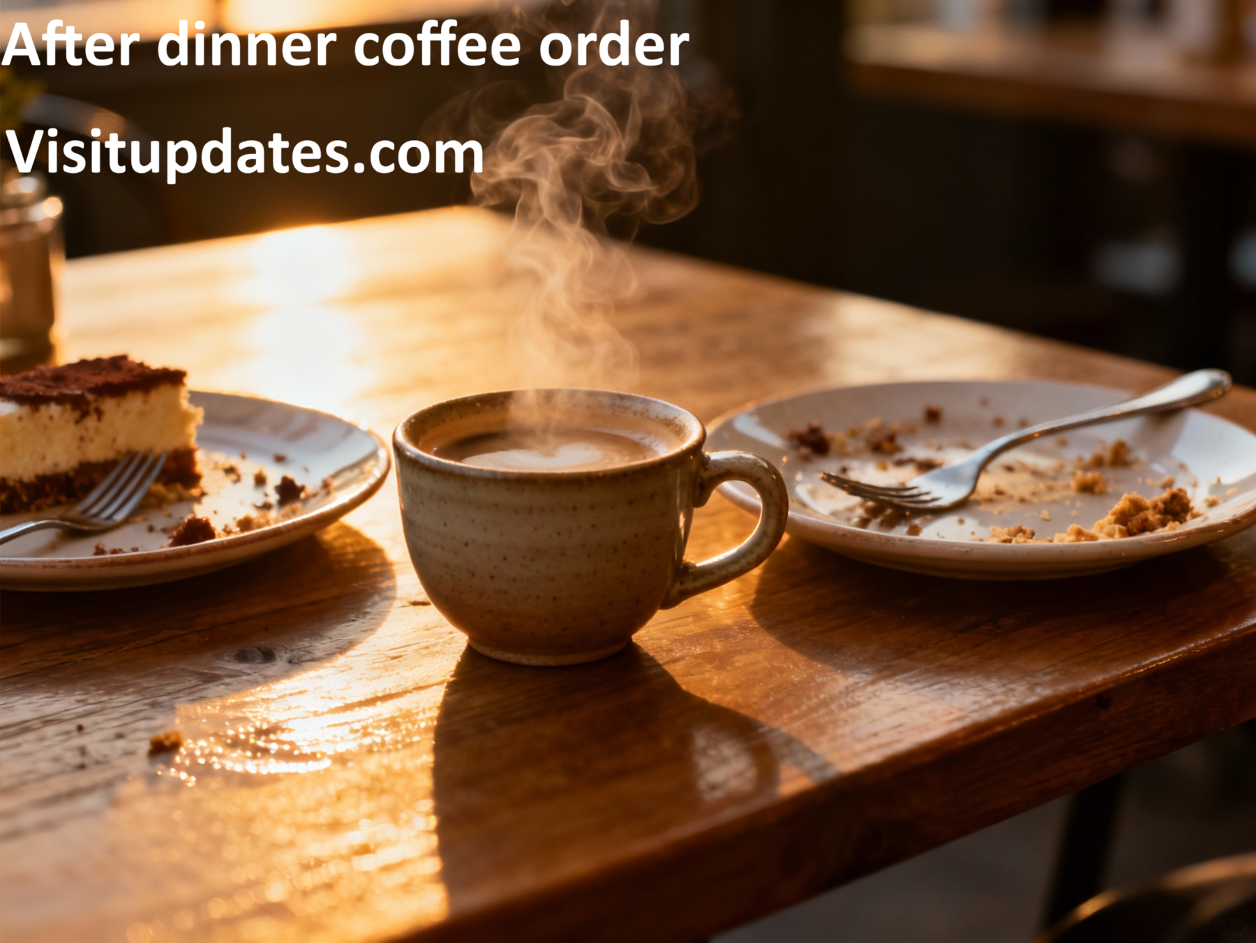 After Dinner Coffee Order