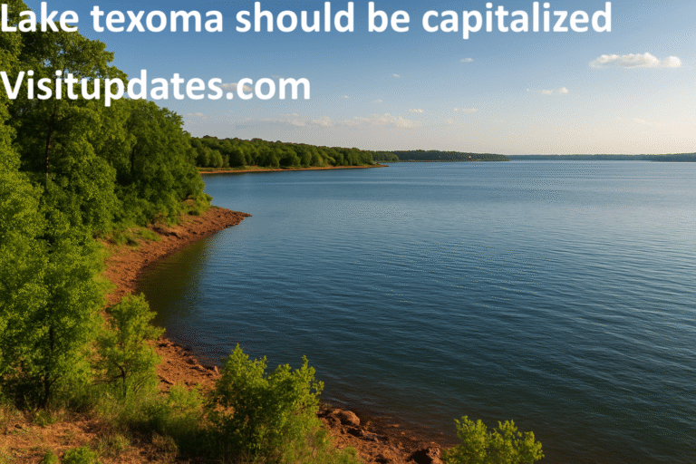 Lake Texoma Should Be Capitalized