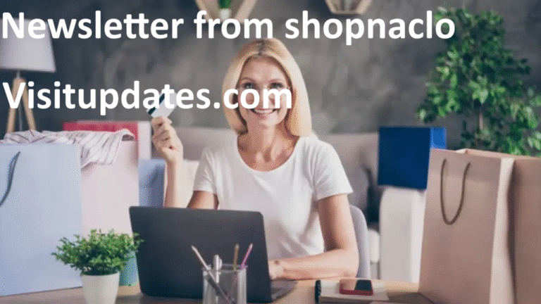 Newsletter from Shopnaclo