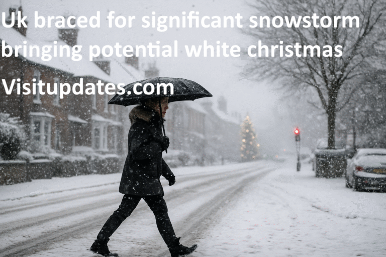 UK Braced for Significant Snowstorm Bringing Potential White Christmas