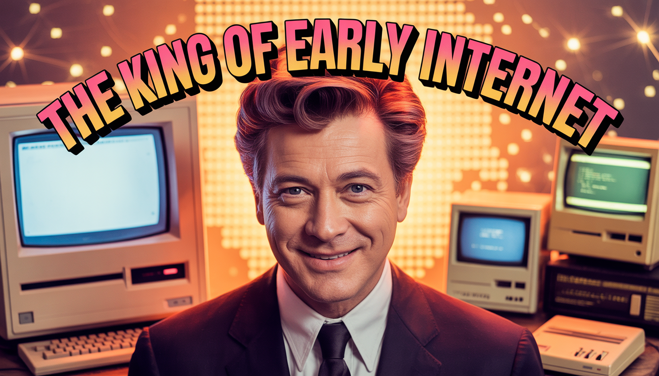 Nostalgic retro portrait of Burt Thicke