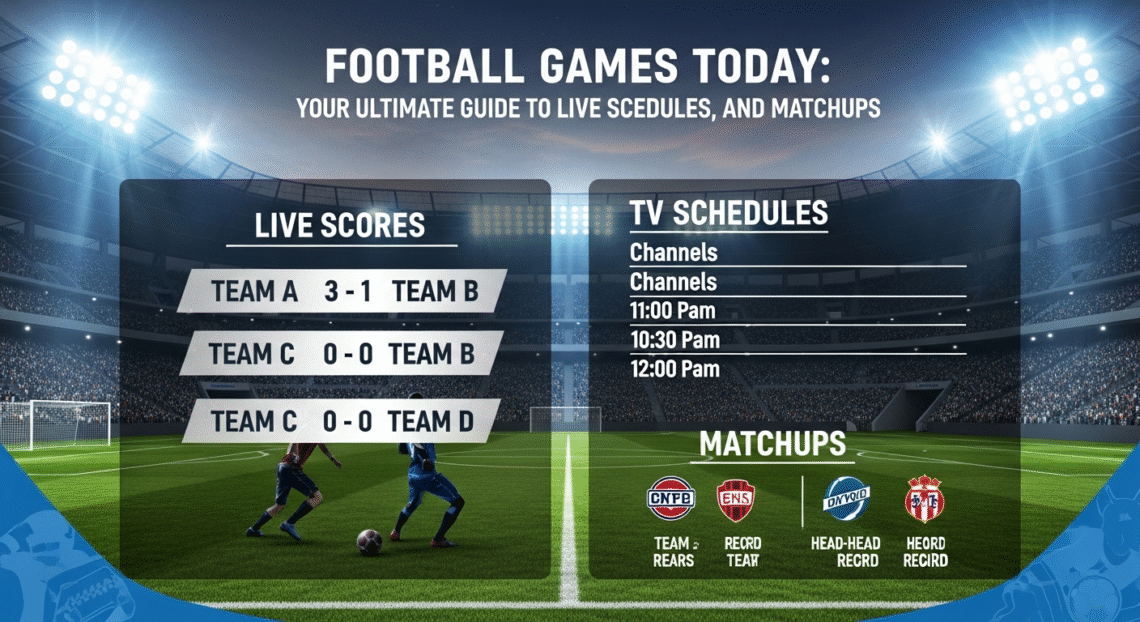 football games today