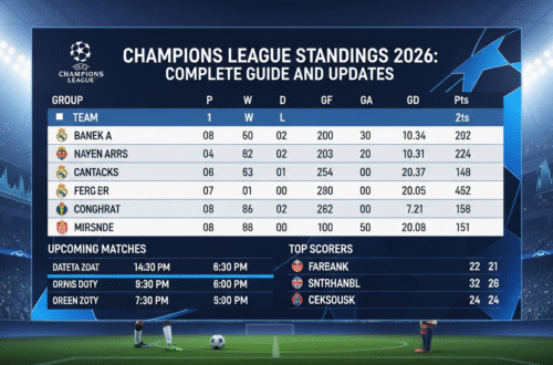 Champions League Standings